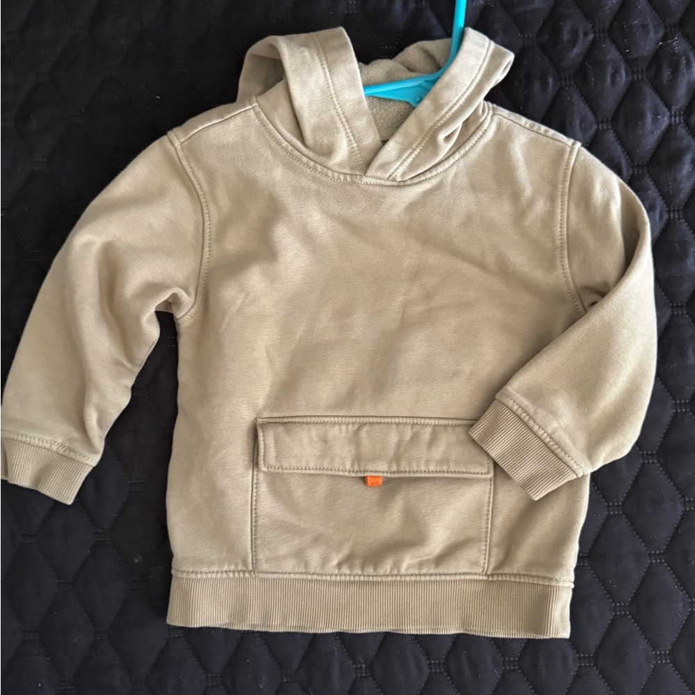 Old navy Toddker Hooded Pullover Sweatshirt - Tan 2T